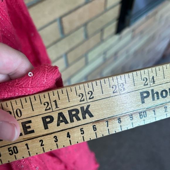 Sundress Juliana Sequin Dress Saint Barth Blush Pink Flowy High Low Size M/L - Picture 8 of 8